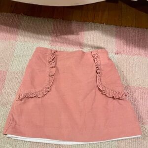 bella bliss Pink Ruffle Kids Skirt size 5